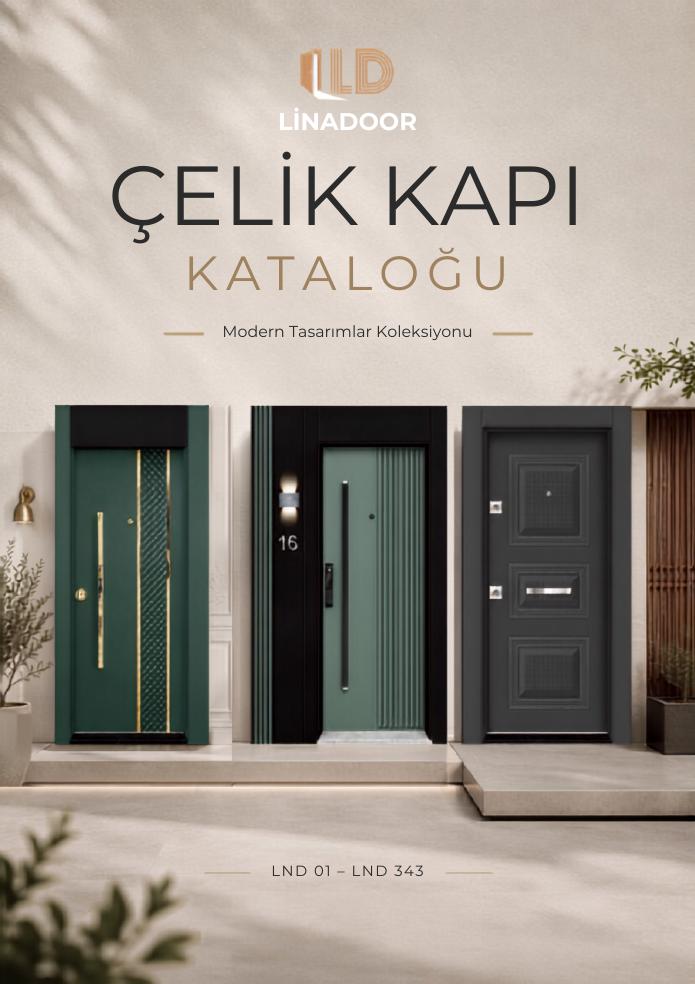Linadoor Çelik Kapı Kataloğu kapağı