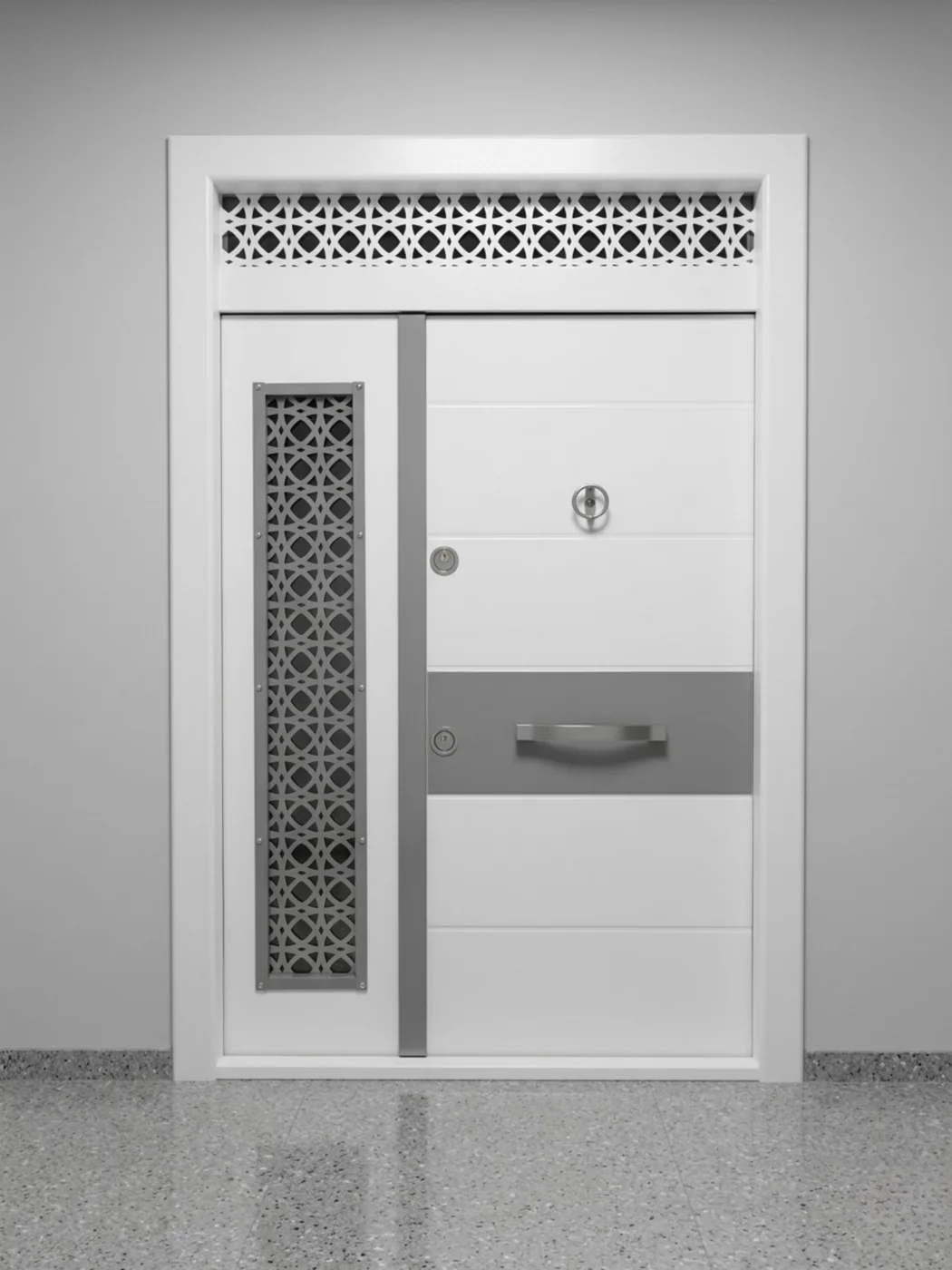 LND 01 Prestige Beyaz Villa giriş kapısı modeli