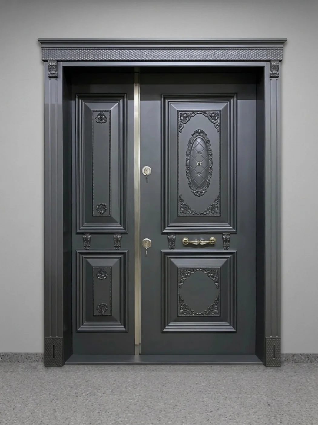 LND 07 Classic Graphite Klasik çelik kapı modeli