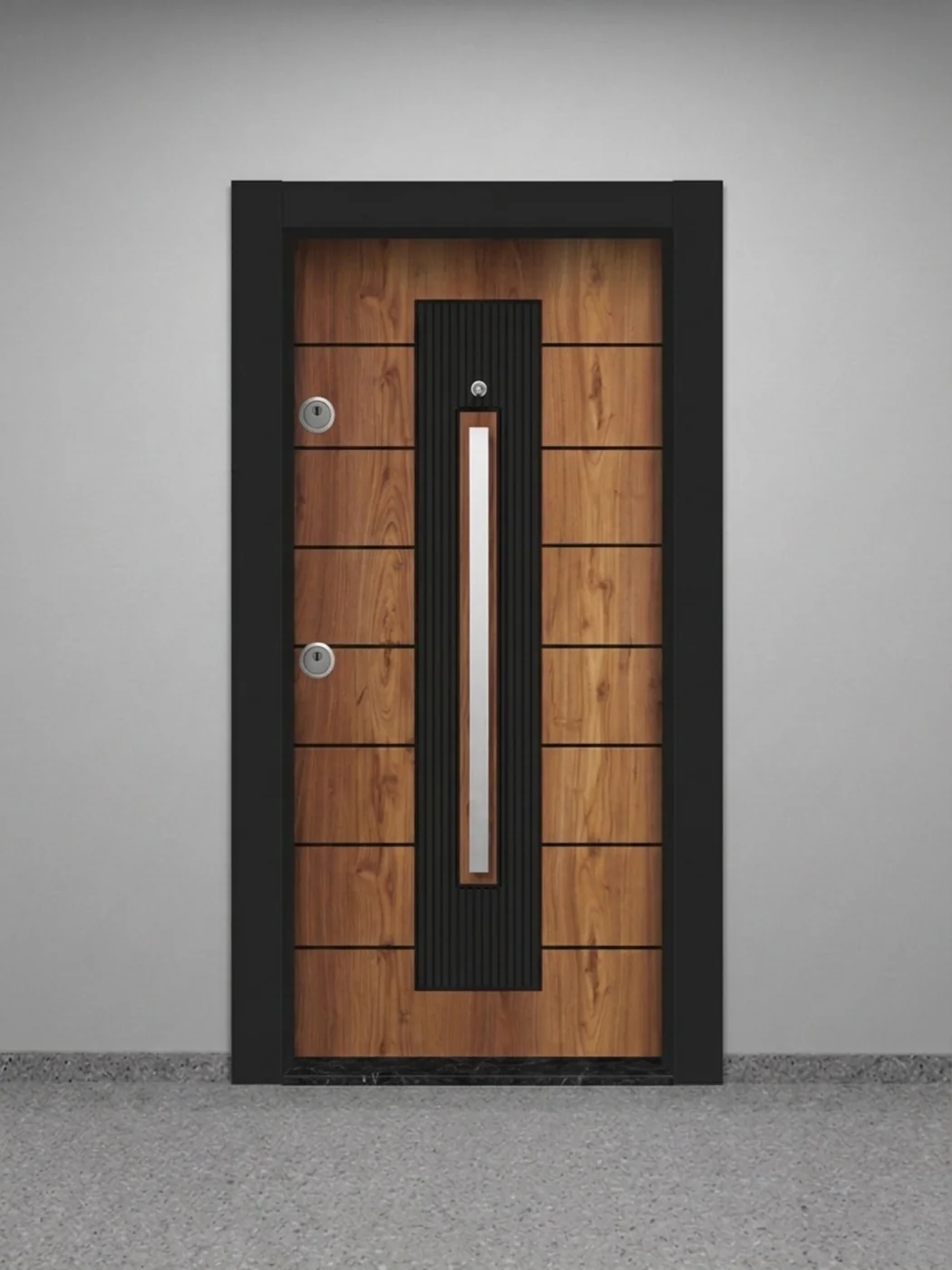 LND 17 Signature Glass Dekoratif çelik kapı modeli